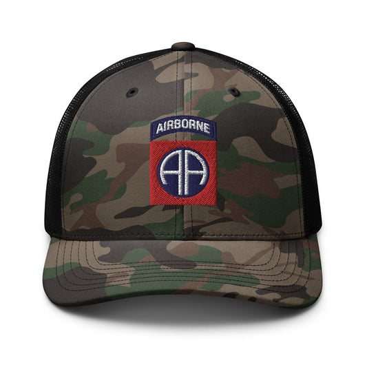 82nd Airborne Camouflage Trucker Hat