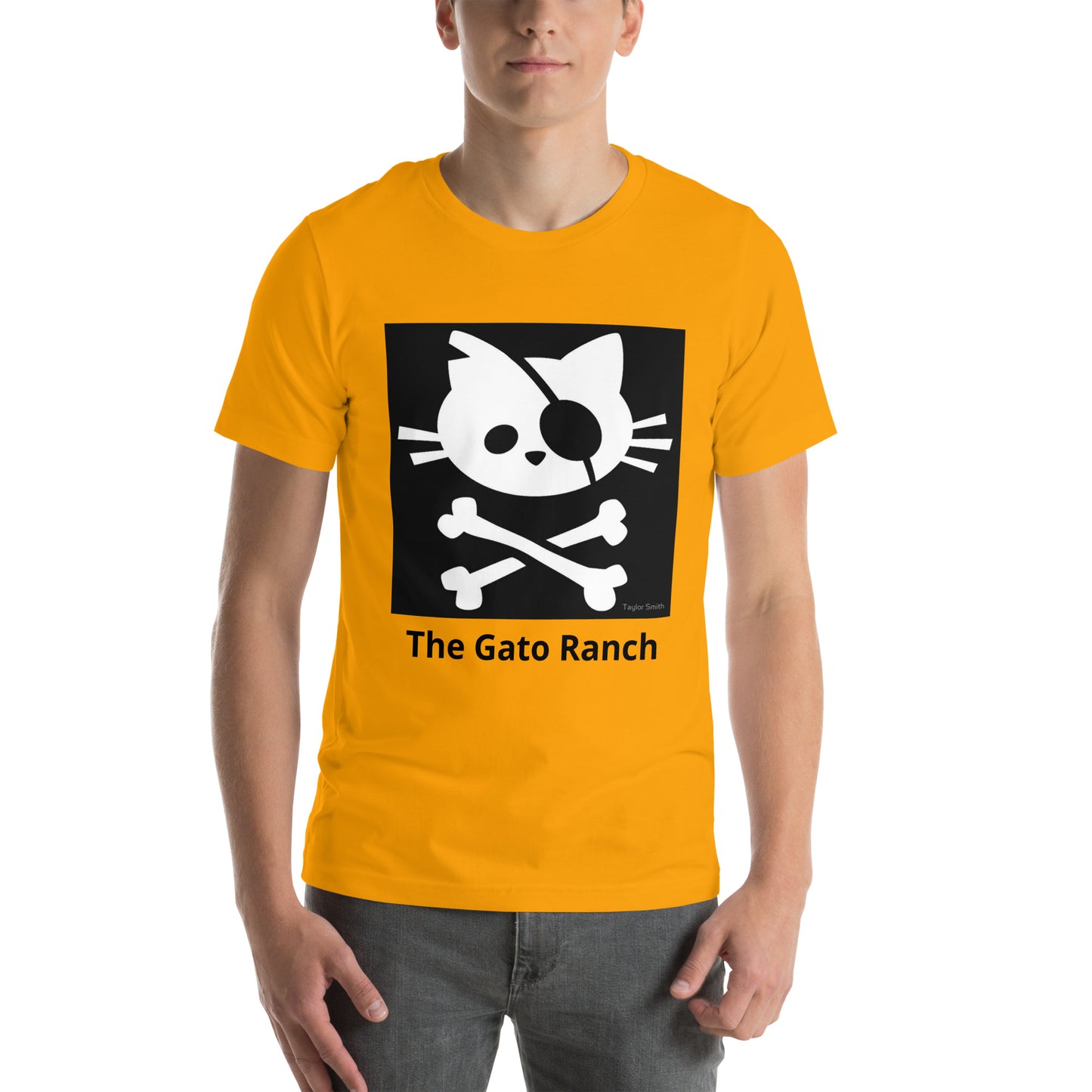 The Gato Ranch Unisex Adult Crew Neck Short Sleeve T-Shirt