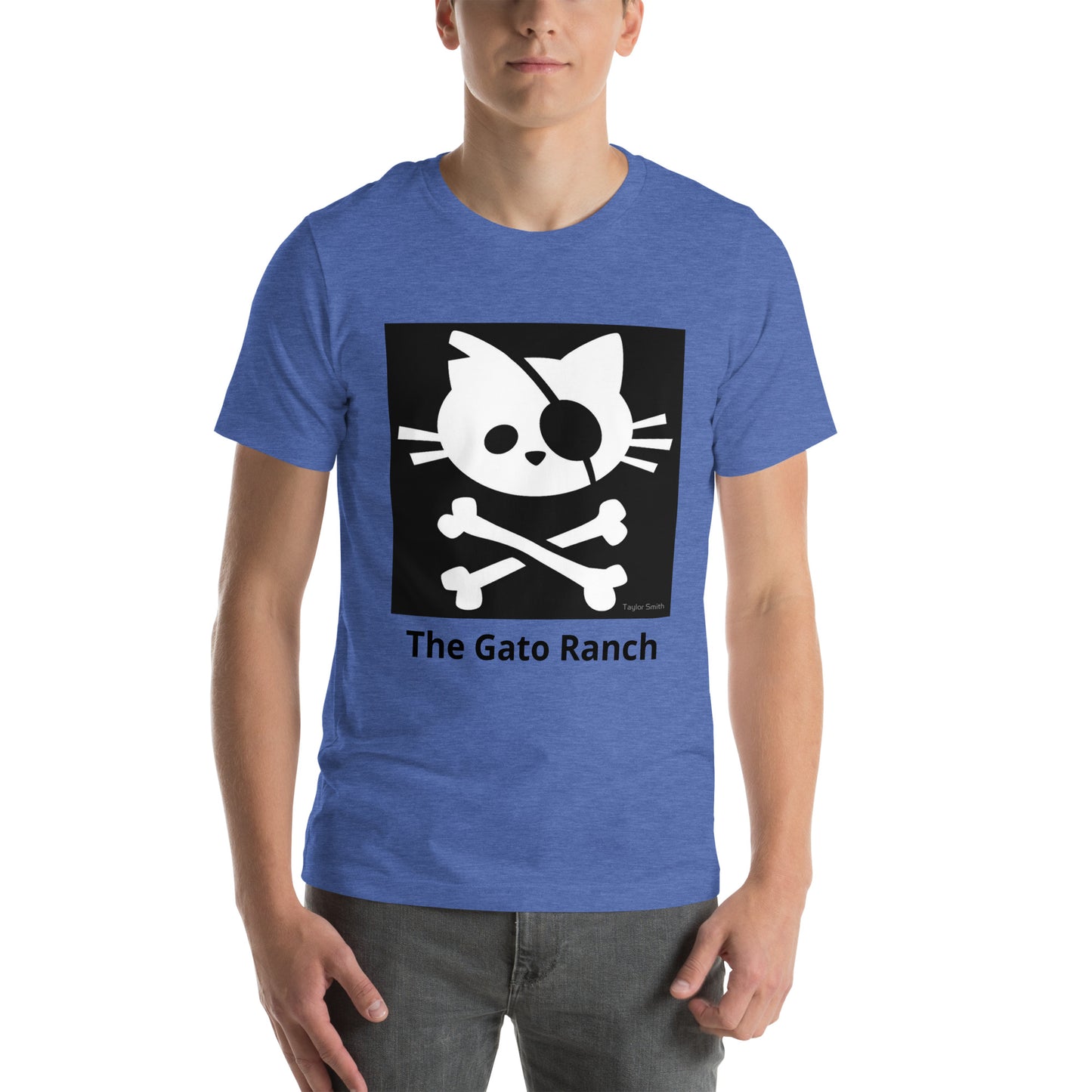 The Gato Ranch Unisex Adult Crew Neck Short Sleeve T-Shirt