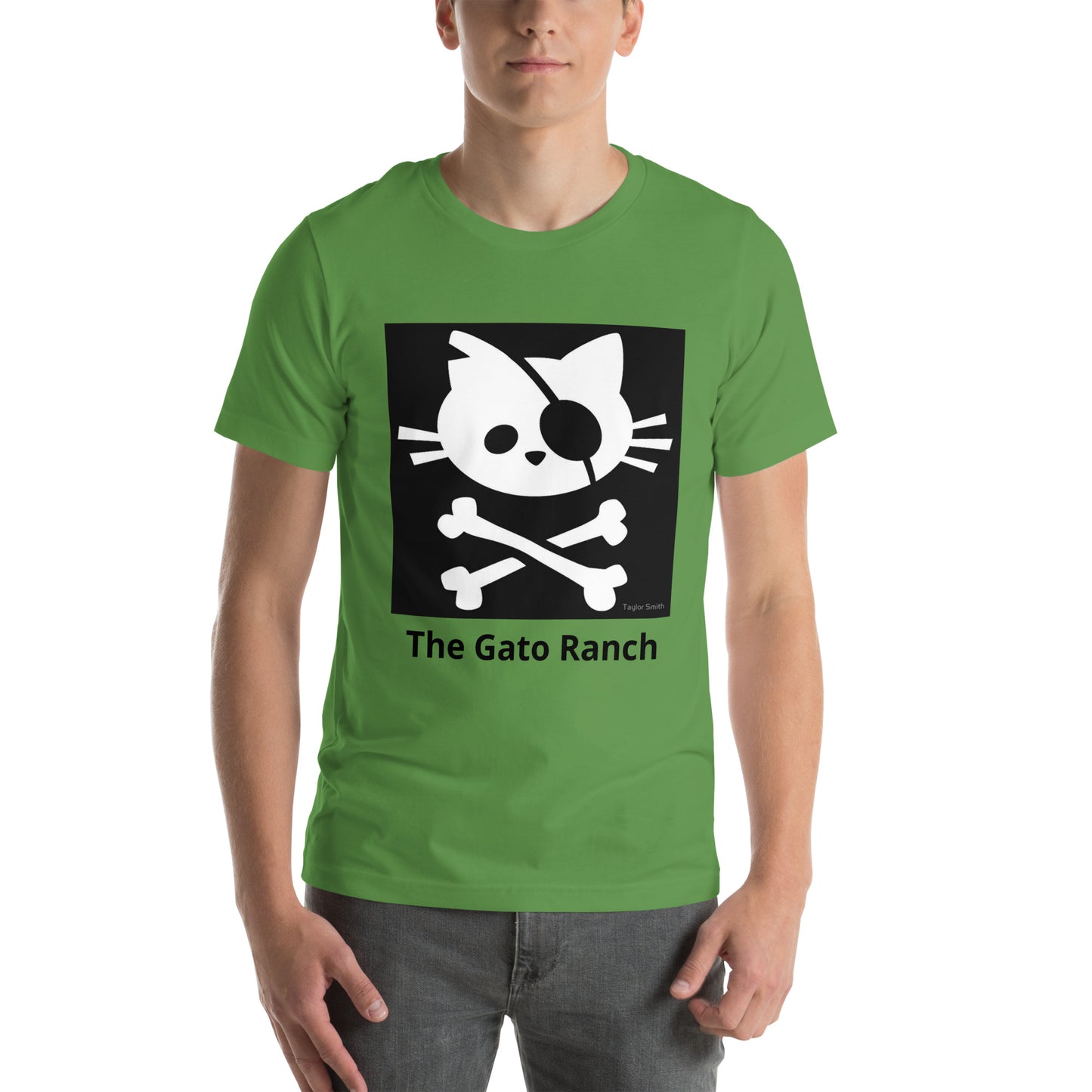 The Gato Ranch Unisex Adult Crew Neck Short Sleeve T-Shirt