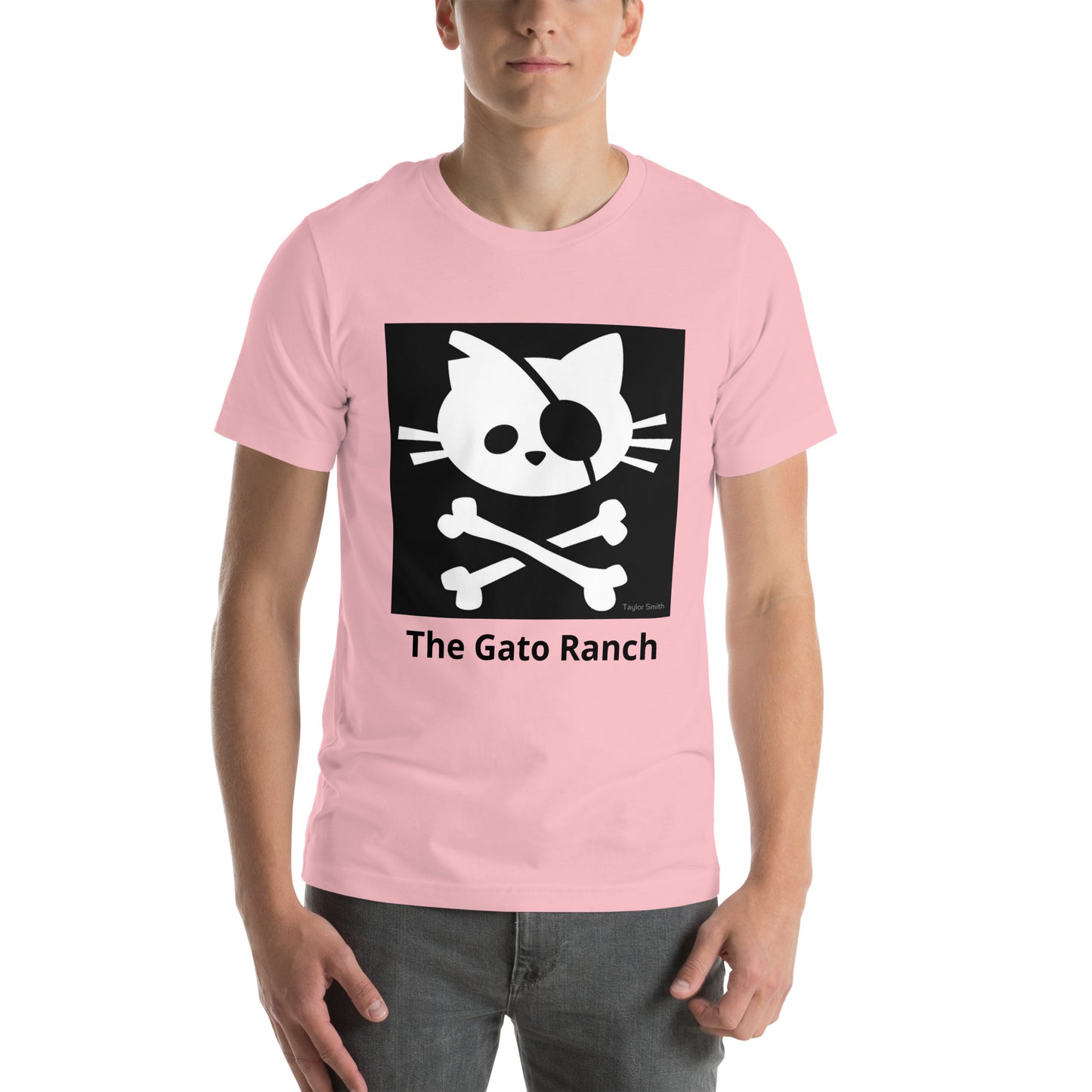 The Gato Ranch Unisex Adult Crew Neck Short Sleeve T-Shirt