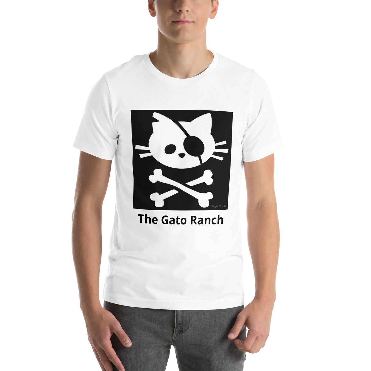 The Gato Ranch Unisex Adult Crew Neck Short Sleeve T-Shirt